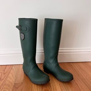 Kamik Jennifer rubber rain boots dark green size 7